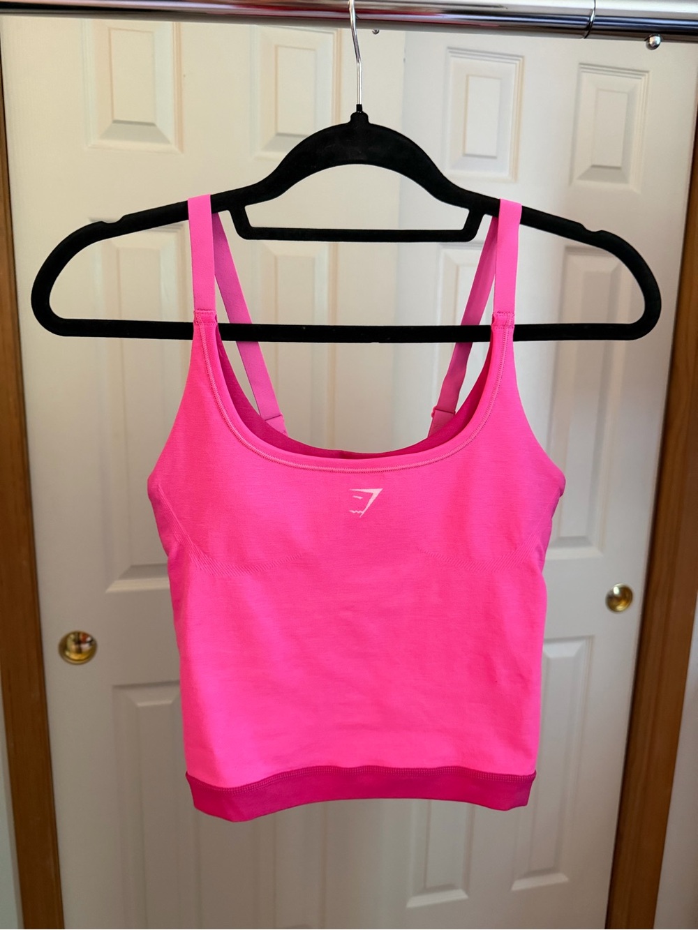 Gymshark Women’s Neon Pink Seamless Crop Tank